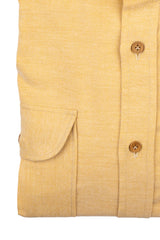 Gstaad — Mustard Thomas Mason Flannel Shirt | Cordone1956