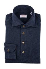 Polo Camicia Jersey Bianca Fatta a Mano