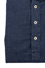 Wash Denim Polo Shirt — Stone Washed, Handmade in Italy | Cordone1956