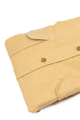 Gstaad — Mustard Thomas Mason Flannel Shirt | Cordone1956