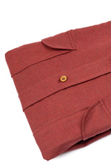 Cortina — Rust Thomas Mason Flannel Shirt | Cordone1956