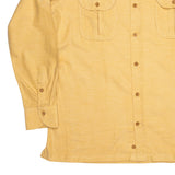 Gstaad — Mustard Thomas Mason Flannel Shirt | Cordone1956