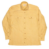 Gstaad — Mustard Thomas Mason Flannel Shirt | Cordone1956
