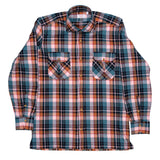 St. Moritz — Pink and Teal Check Thomas Mason Flannel Shirt | Cordone1956