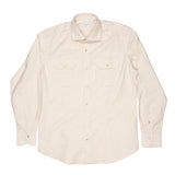 Cream Twin-Pocket Shirt