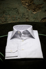 Camicia Righe Fine Popeline Blue