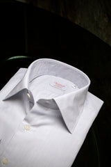 Camicia Righe Fine Popeline Blue