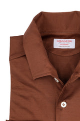 Polo Rust Long Sleeve One Piece  Filo di Scozia