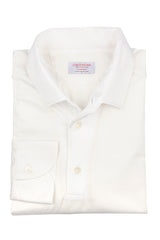 Polo White Long Sleeve One Piece  Filo di Scozia