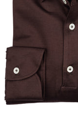 Polo Brown Long Sleeve One Piece  Filo di Scozia