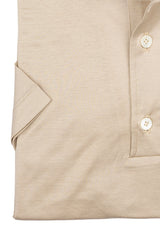 Polo Beige One Piece  Filo di Scozia