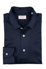 Polo Blue Long Sleeve One Piece  Filo di Scozia