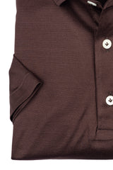 Polo Marrone One Piece  Filo di Scozia