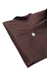 Polo Marrone One Piece  Filo di Scozia
