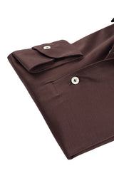 Polo Brown Long Sleeve One Piece  Filo di Scozia