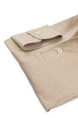 Polo Beige Manica Lunga  One Piece  Filo di Scozia