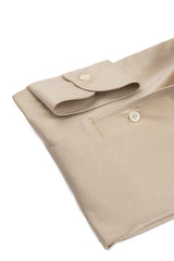 Polo Beige Long Sleeve One Piece  Filo di Scozia