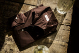 Polo Marrone Manica Lunga  One Piece  Filo di Scozia