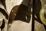 Polo Beige Manica Lunga  One Piece  Filo di Scozia