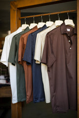 Polo Marrone One Piece  Filo di Scozia