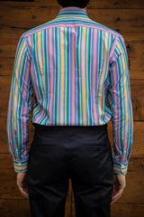Bold Multi Striped Poplin Shirt Handmade