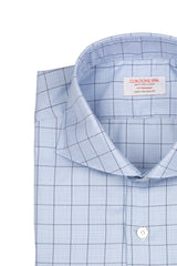 Light blue Prince of Wales windowpane