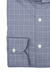 Navy Prince of Wales Check Shirt