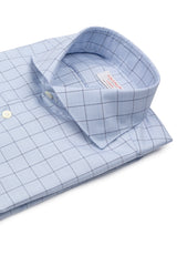Light blue Prince of Wales windowpane