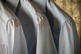 Light Blue Striped Poplin Shirt