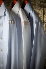 Azure Panama Solid Shirt Handmade