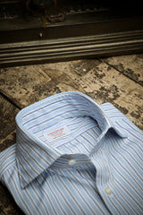 Light Blue Ground Striped Shirt