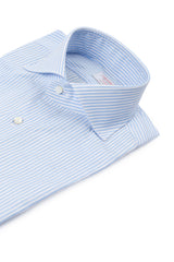Two-Tone Blue Microstripe Shirt