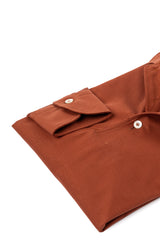 Rust Long Sleeve Interlock Polo
