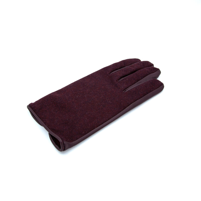Holland&Sherry Men's Green Touch Nappa Leather Gloves with Wool Back