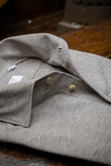 Polo Camicia Jersey Bianca Fatta a Mano