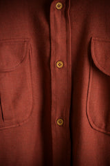 Cortina — Rust Thomas Mason Flannel Shirt | Cordone1956