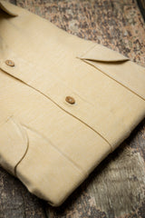 Gstaad — Mustard Thomas Mason Flannel Shirt | Cordone1956