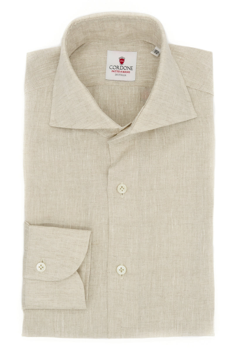 BEIGE LINEN SHIRTS