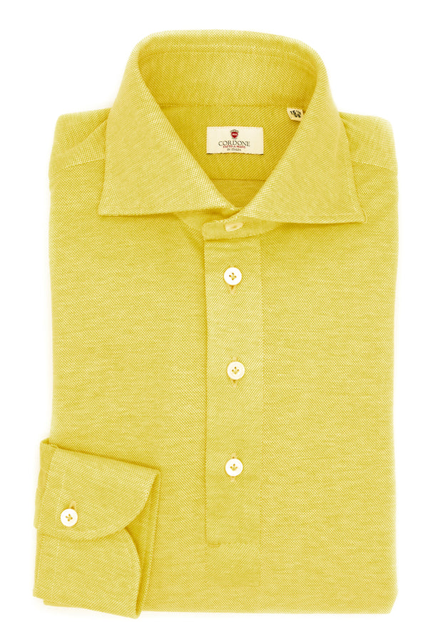 POLO JERSEY YELLOW LONG SLEEVES