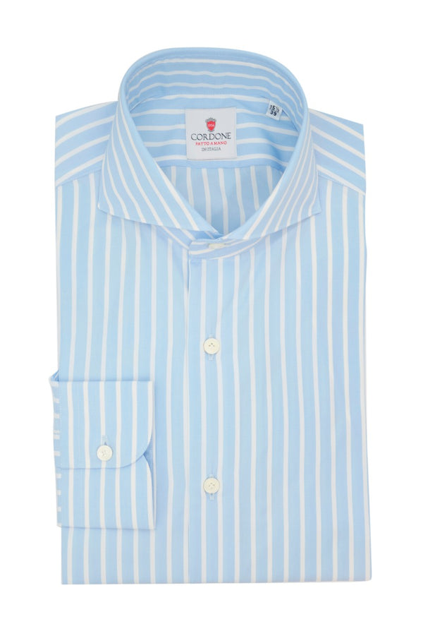Sky Big Stripes Azzurro