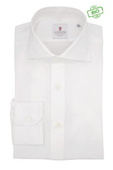 Spina Twill White Bio Shirt By-Hand