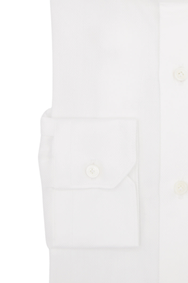 Spina Twill White Bio Shirt By-Hand