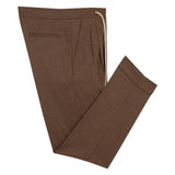 Cordone1956 - Pantaloni Flanella Ruggine - Fatti a Macchina - Made In Italy