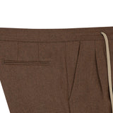 Cordone1956 - Pantaloni Flanella Ruggine - Fatti a Macchina - Made In Italy