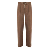 Cordone1956 - Pantaloni Flanella Ruggine - Fatti a Macchina - Made In Italy