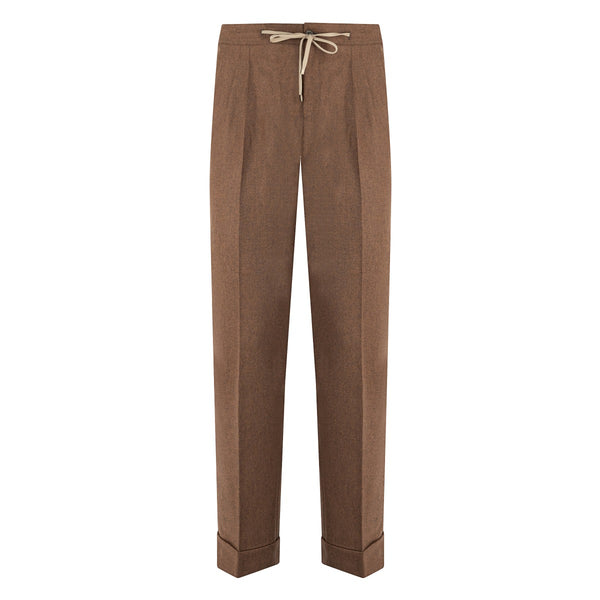 Flannel Brown Trousers