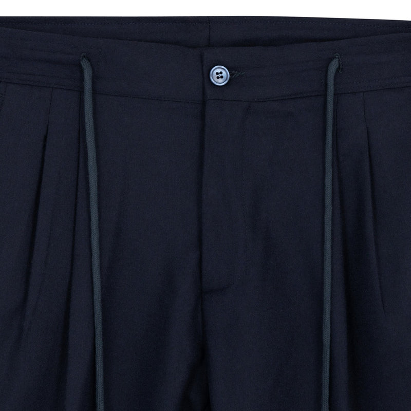 Flannel Blue Navy Trousers