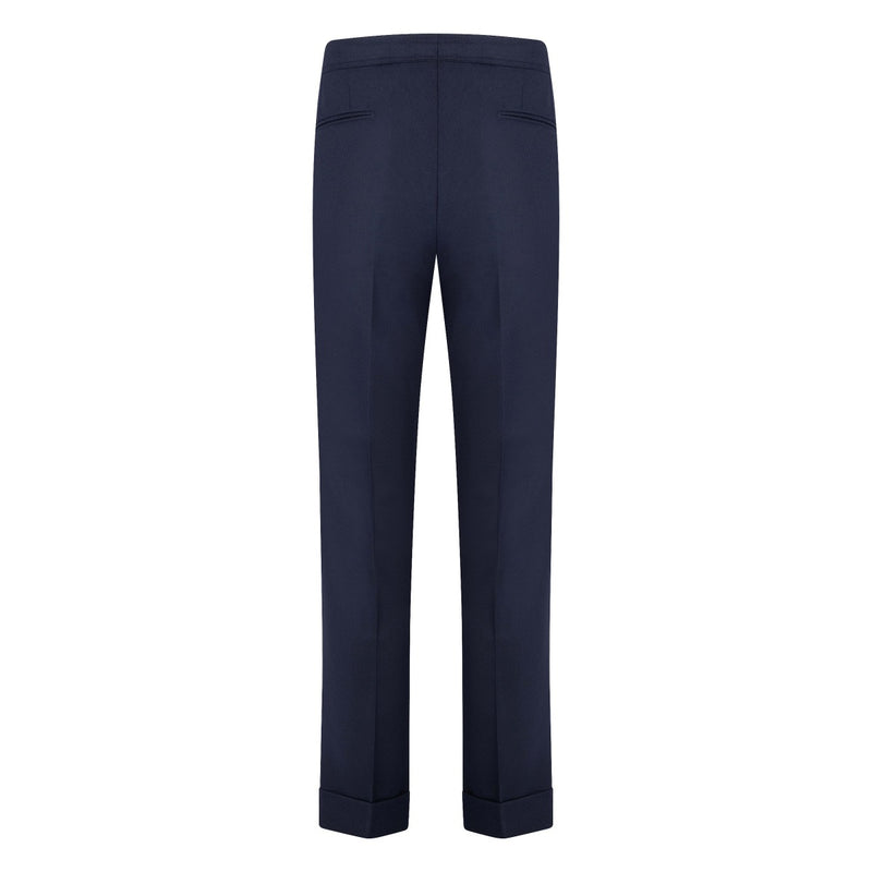 Flannel Blue Navy Trousers