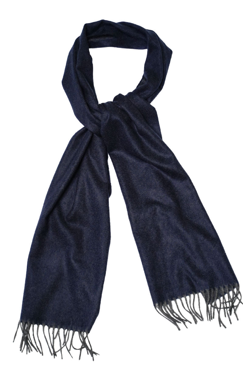Cordone1956 - Scarves Mod. Effect Zibellino - Cashmere Fabric - Color Blue