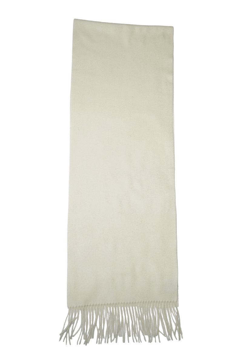 Cordone1956 - Scarves Mod. Effect Zibellino - Cashmere Fabric - Color White